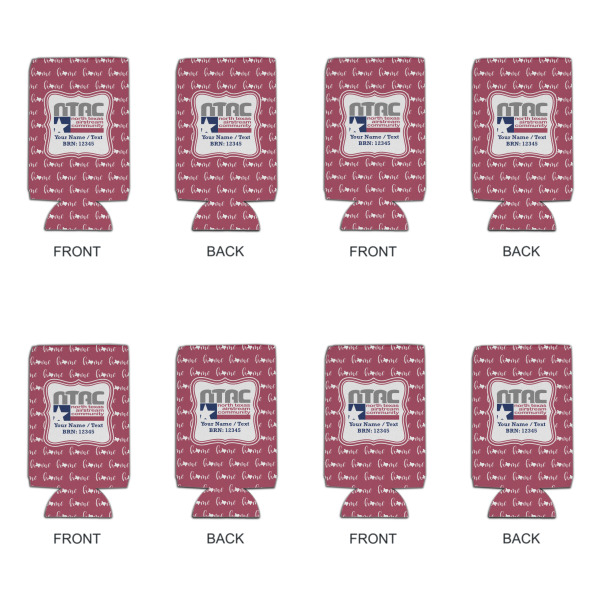 Custom Design - Can Cooler - 16oz - Set of 4 - Front & Back