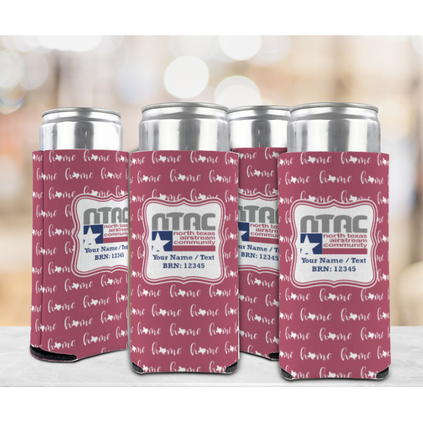 Custom Design - Can Cooler - Tall 12oz - Set of 4 - In Context