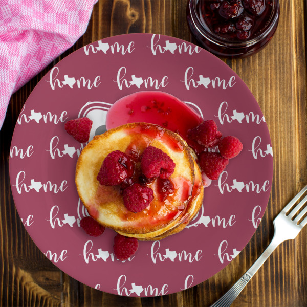 Custom Design - Melamine Plate 8 inches - LIFESTYLE