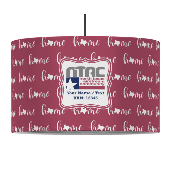 Custom Design - 12" Drum Lampshade - PENDANT (Fabric)