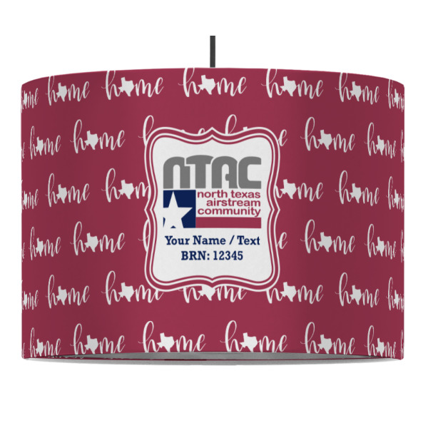 Custom Design - 16" Drum Lampshade - PENDANT (Fabric)
