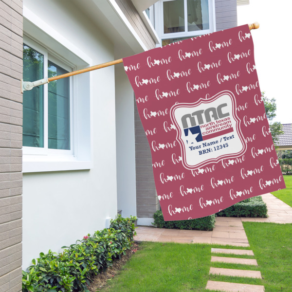 Custom Design - House Flags - Double Sided - LIFESTYLE