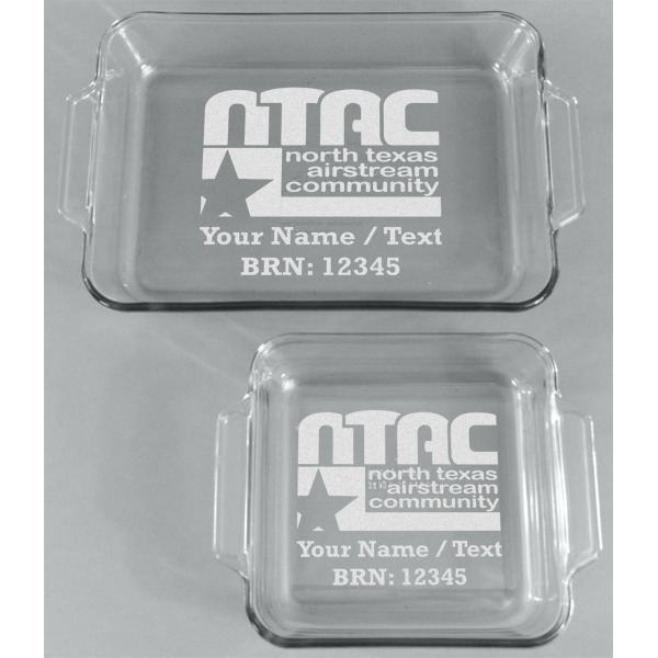 Custom Design - Glass Baking Dish Set - Front