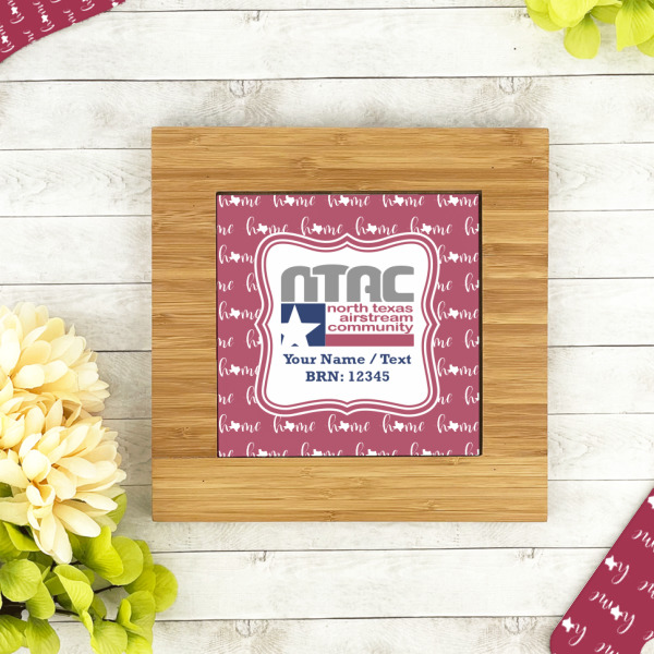 Custom Design - Bamboo Trivet with 6" Tile - LIFESTYLE