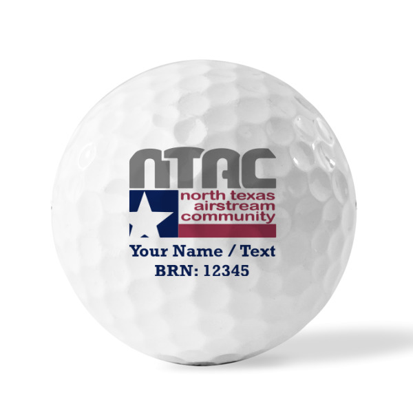 Custom Design - Golf Balls - Generic - Set of 12 - FRONT