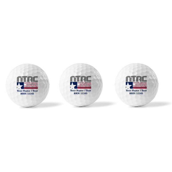 Custom Design - Golf Balls - Generic - Set of 3 - APPROVAL