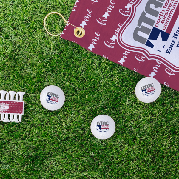 Custom Design - Golf Balls - Generic - Set of 3 - LIFESTYLE