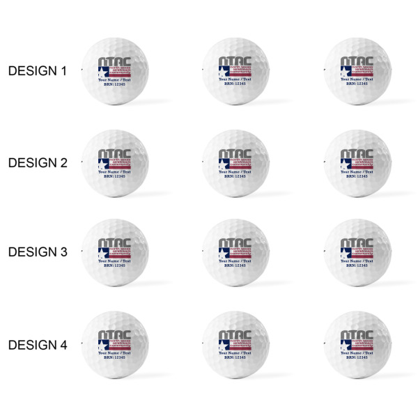 Custom Design - Golf Balls - Titleist - Set of 12 - APPROVAL
