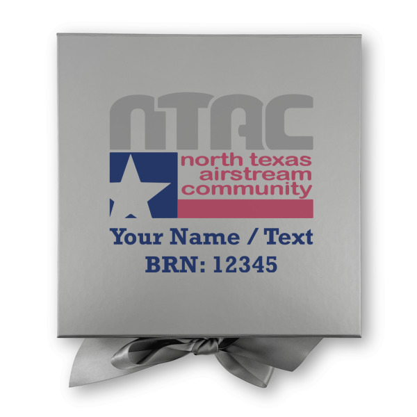 Custom Design - Gift Boxes with Magnetic Lid - Silver - Approval