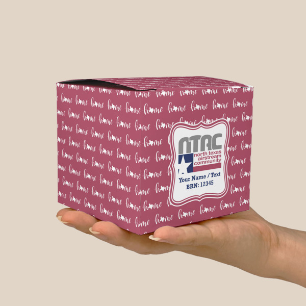 Custom Design - Cube Favor Gift Box - Scale View