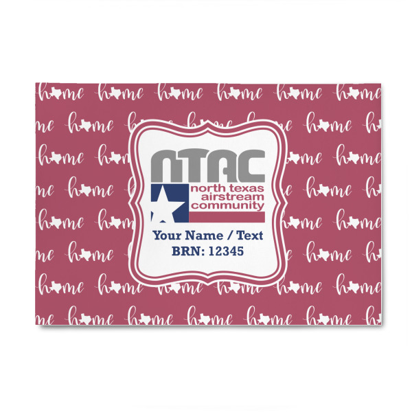 Custom North Texas Airstream Community Indoor Area Rug - 4' x 6'