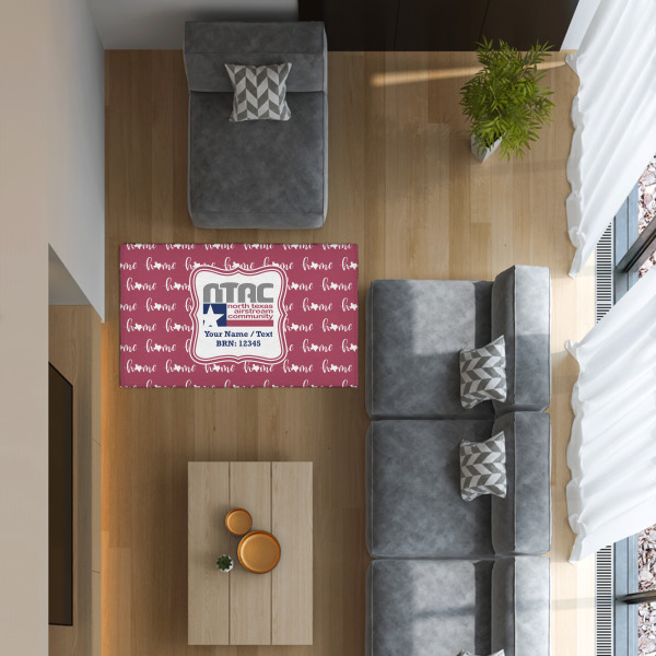 Custom Design - 3'x5' Indoor Area Rugs - IN CONTEXT