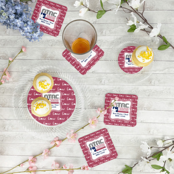 Custom Design - Plastic Party Appetizer & Dessert Plates - In Context