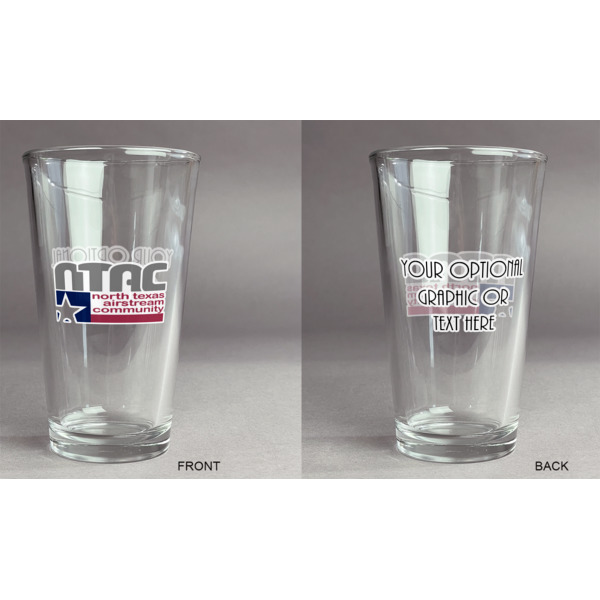 Custom Design - Pint Glass - Two Content - Approval
