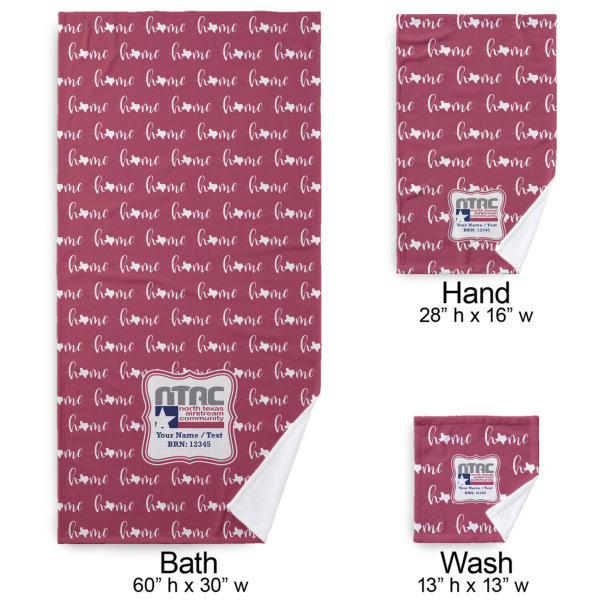Custom Design - Bath Towel Sets - 3-piece - Approval