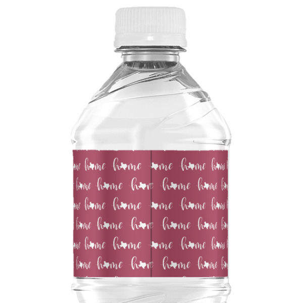 Custom Design - Water Bottle Label - Back View