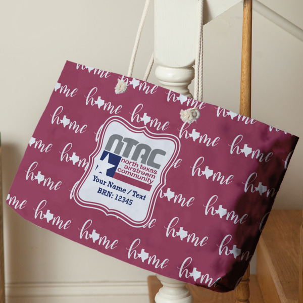 Custom Design - Large Rope Tote - Life Style