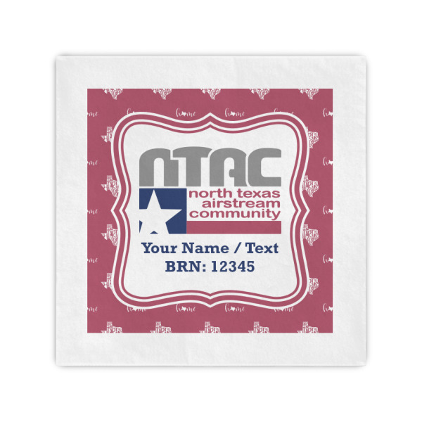 Custom North Texas Airstream Community Cocktail Napkins