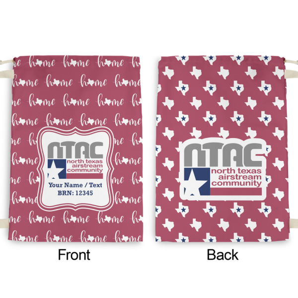 Custom Design - Large Laundry Bag - Front & Back View