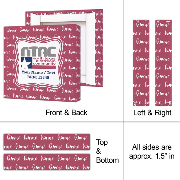 Custom Design - 8x8 - Canvas Print - Approval