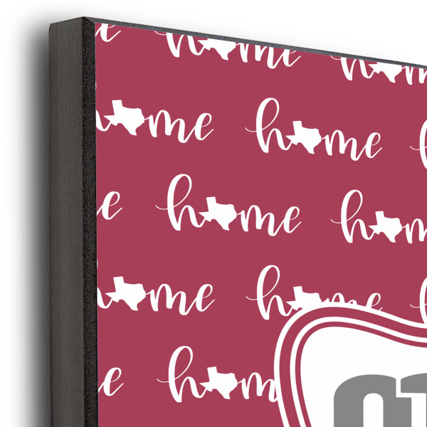 Custom Design - 11x14 Wood Print - Closeup