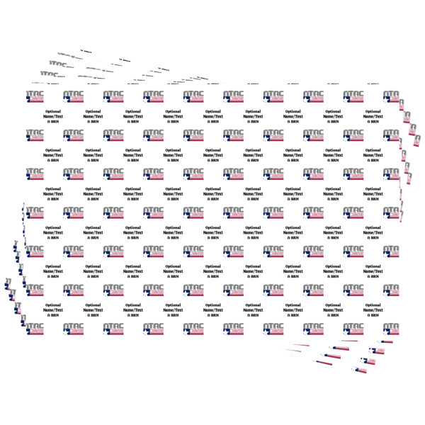 Custom Design - Wrapping Paper - Front & Back - Sheets Stack