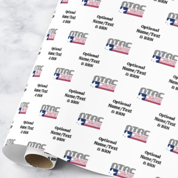 Custom North Texas Airstream Community Wrapping Paper Roll - Large - Satin