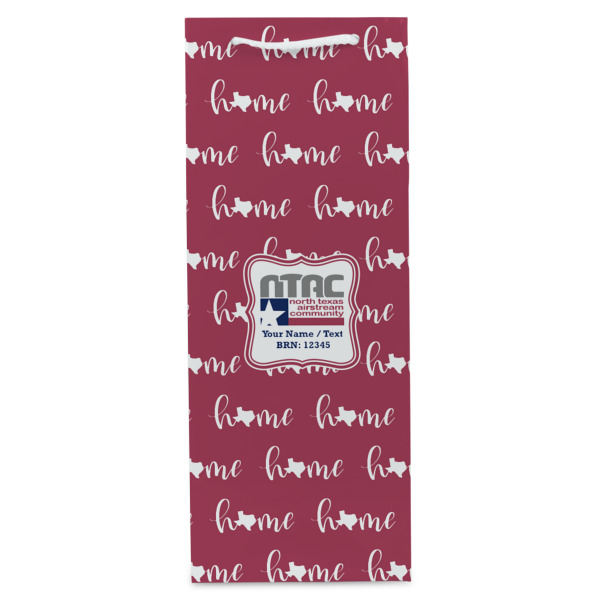 Custom Design - Wine Gift Bag - Gloss - Front