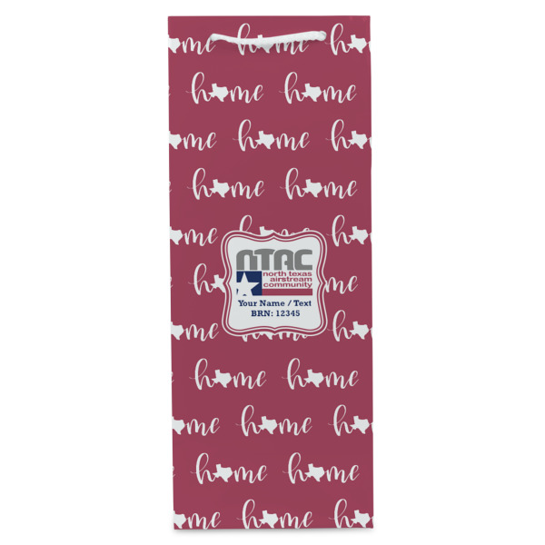 Custom Design - Wine Gift Bag - Matte - Front