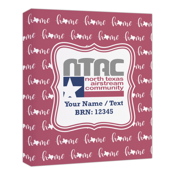 Custom North Texas Airstream Community Canvas Print - 20" x 24"