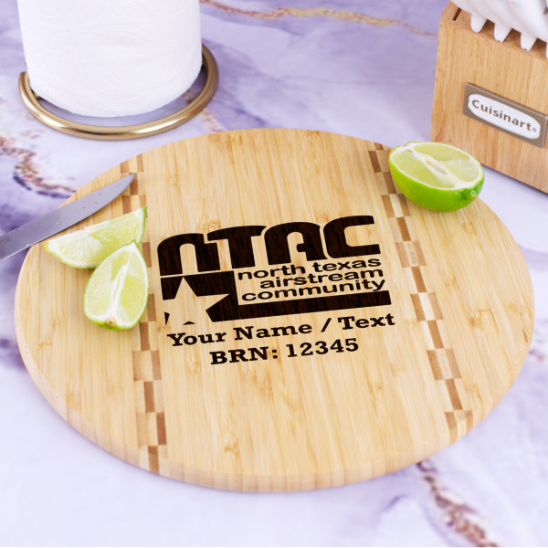 Custom Design - Bamboo Cutting Board - In Context