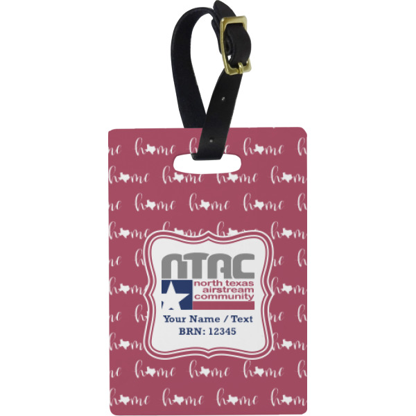 Custom Design Your Own Plastic Luggage Tag - Rectangular