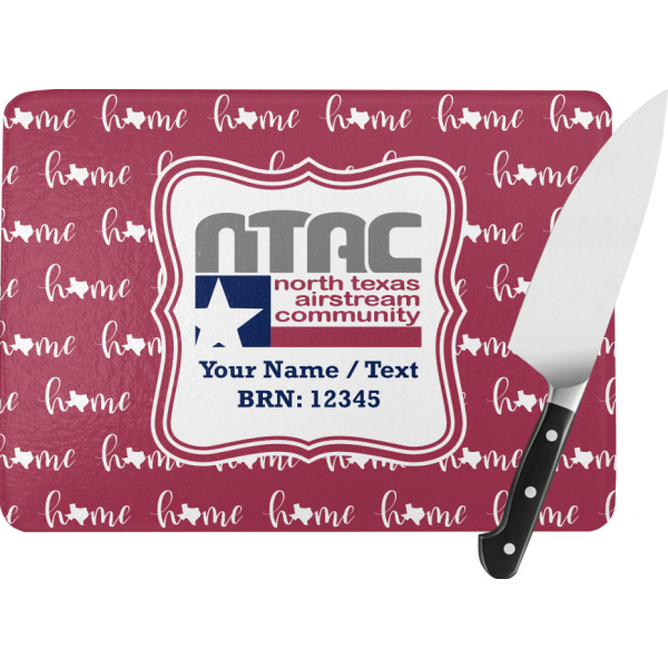 Custom Design Your Own Rectangular Glass Cutting Board