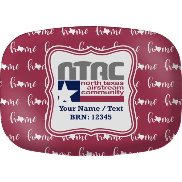 Custom North Texas Airstream Community Melamine Platter