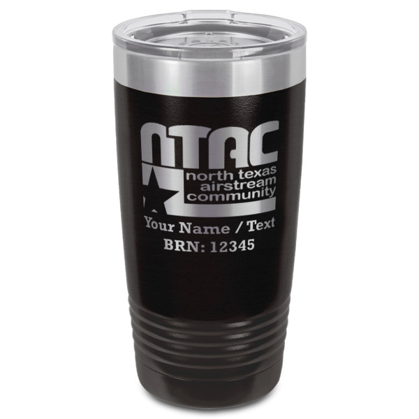 Custom Design - Black Polar Camel Tumbler - 20oz - Front