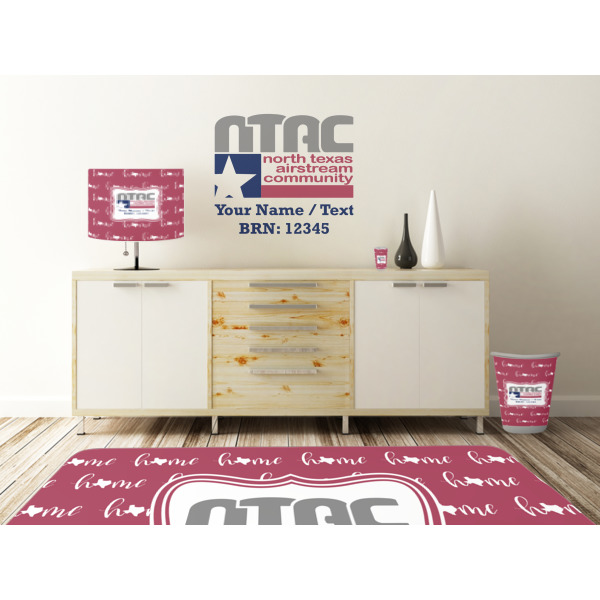 Custom Design - Wall Graphic Decal Wooden Desk