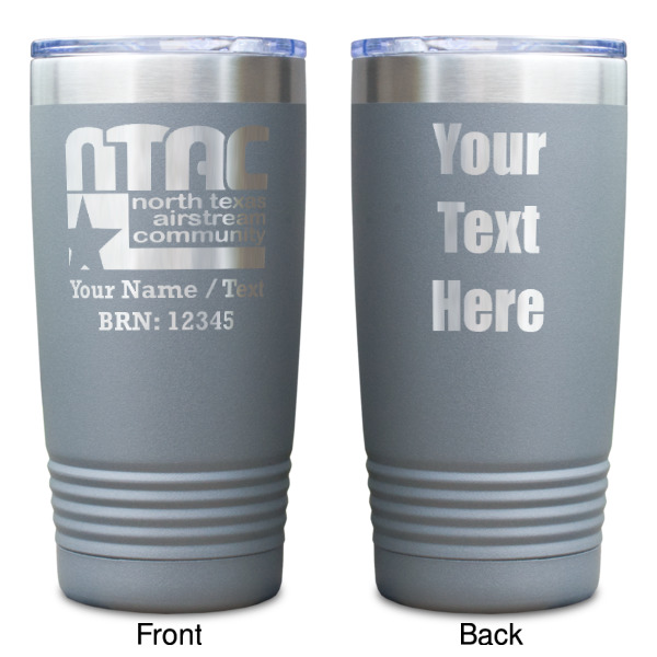 Custom Design - Gray Polar Camel Tumbler - 20oz - Double Sided - Approval