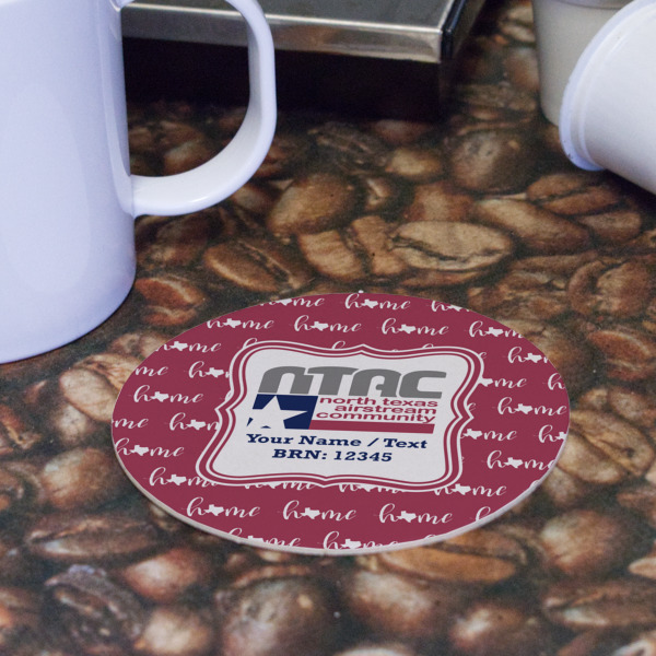 Custom Design - Round Paper Coaster - Front