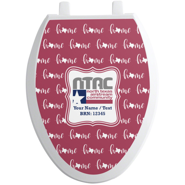 Custom Design - Toilet Seat Decal - Elongated - Front