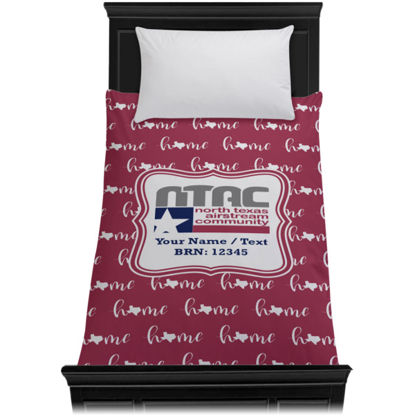 Custom Design - Duvet Cover - Twin - On Bed - No Prop