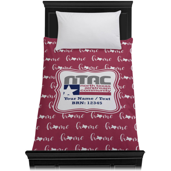 Custom Design - Duvet Cover - Twin XL - On Bed - No Prop