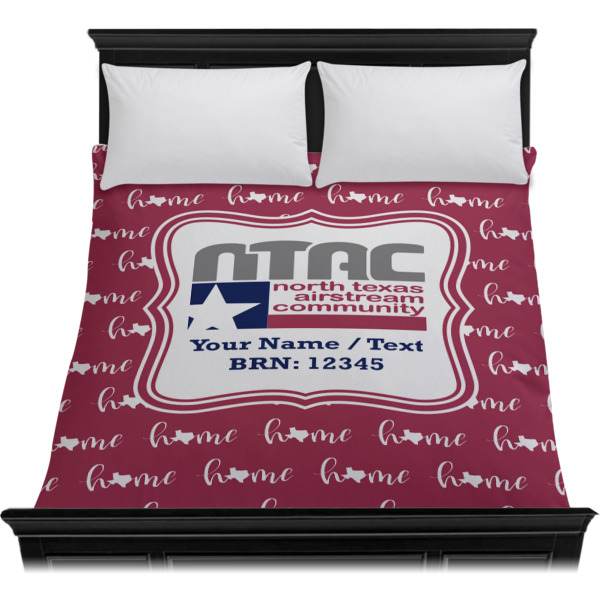 Custom Design - Duvet Cover - Queen - On Bed - No Prop