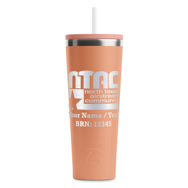 Custom Design - Peach RTIC Everyday Tumbler - 28 oz. - Front