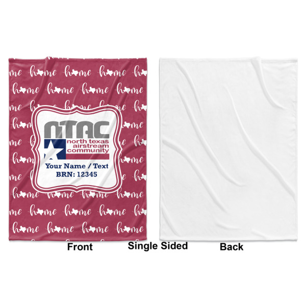 Custom Design - Baby Blanket (Single Sided - Printed Front, White Back)