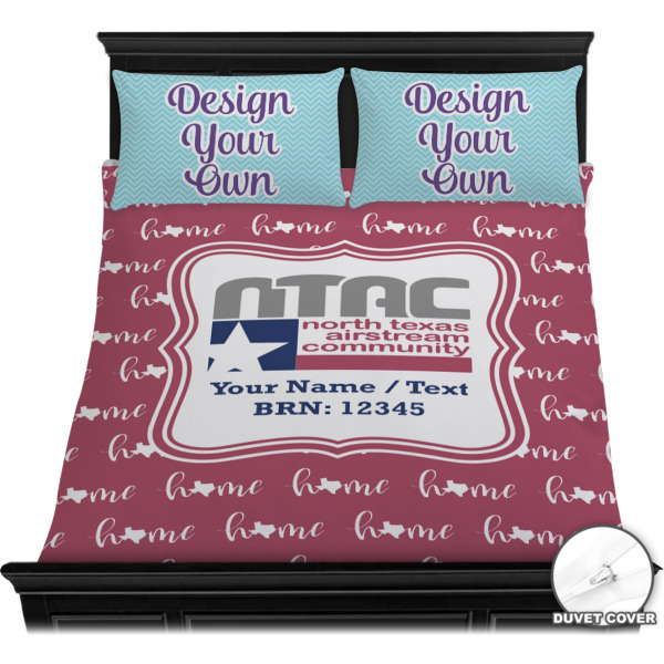 Custom Design - Bedding Set - Queen - Duvet - On Bed