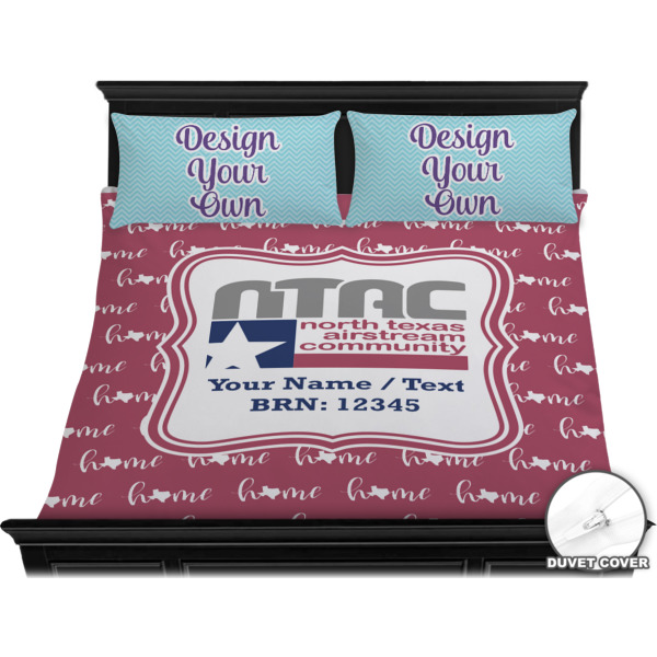Custom Design - Bedding Set - King - Duvet - On Bed