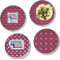 Design Your Own Glass Lunch / Dinner Plate 10" - Set of 4
