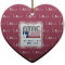 Design Your Own Heart Ceramic Ornament