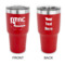 North Texas Airstream Community 30 oz Stainless Steel Tumbler - Red - Double-Sided