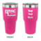 North Texas Airstream Community 30 oz Stainless Steel Tumbler - Pink - Double-Sided